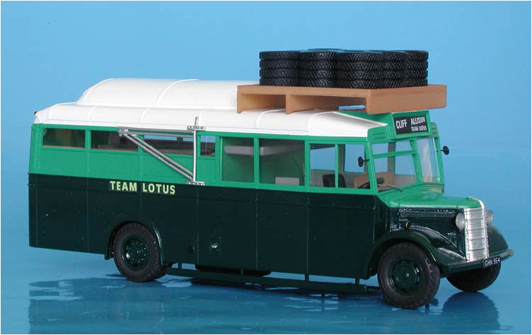 1954 Bedford OWB Utility Bus Cliff Allison's Lotus Team Transporter (Built  Model) - Merrymeet Model Cars