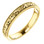 14k yellow gold scroll wedding band