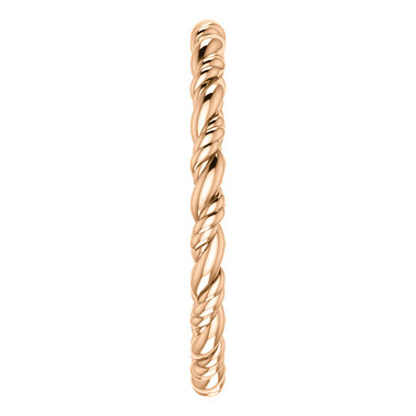 Rose Gold Rope Band
