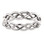 14kt White Gold Woven Fashion Ring
