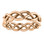 14k Rose Gold Woven Wedding Band - Fashion Ring