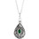 May Birthstone Memorial Tear Ash Holder 18" Necklace