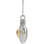 Sterling Silver 14K Yellow Gold-Plated Memorial Heart Ash Holder 