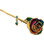 Real 12" Inch Lacquered Rainbow Colored Rose