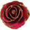Real 12" Inch Lacquered Magenta Colored Rose 