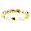 3.0mm 14K Yellow Gold Scroll Design Wedding Band