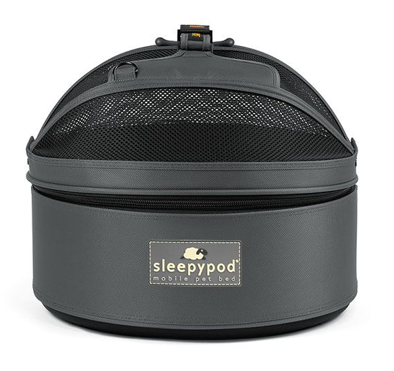 Charcoal Grey Sleepypod Mini Pet Carrier and Car Safety Seat - The