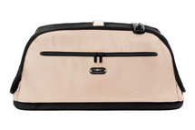 Our First Blush Sleepypod Air is airline approved for in-cabin flight and fits pets up to 17.5 pounds.