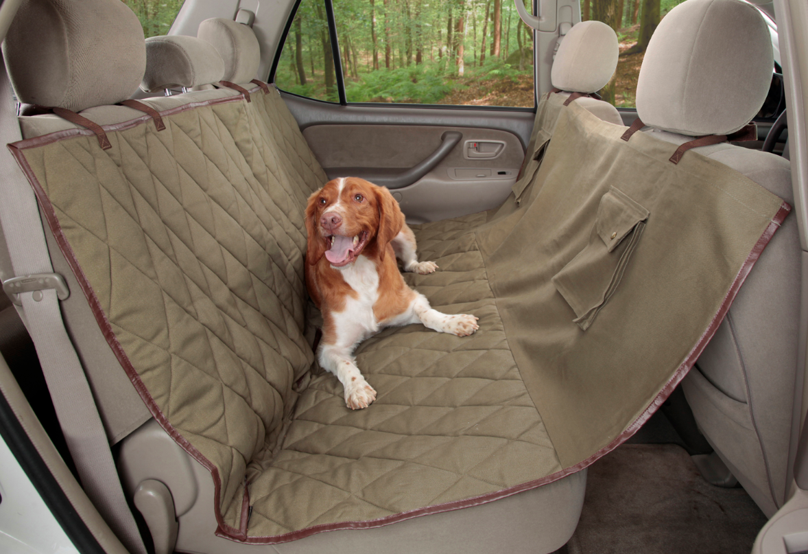 Deluxe Sta-Put Hammock Car Seat Cover - The Paws Mahal