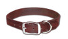 “In Dog We Trust” Custom Made Dog Collar is available in plain brown leather