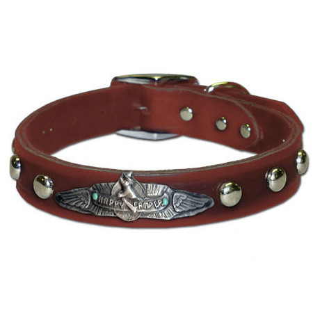 “Happy Camper” Custom Made Dog Collar
