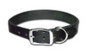 “Dog’s Heal” Custom Made Dog Collar is available plain black leather