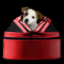 Strawberry Red Sleepypod Pet Bed Carrier Car Safety Seat 