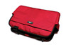 Red Sleepypod Atom Airline Approved Pet Carrier folds flat for compact storage