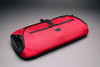 Sleepypod Air Red Airline Approved Pet Carrier folds for compact storage