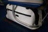 Sleepypod Air Silver Airline Approved Pet Carrier fits perfectly under the passenger seat of the aircraft
