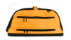 Leave the bottom zipper closed and you have an additional storage pocket - or unzip both to thread the telescoping handle of you luggage through them your Sleepypod Air Orange Airline Approved Pet Carrier