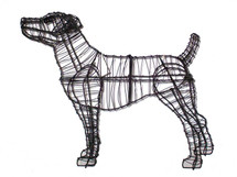 Jack Russell Frame Topiary Dog Sculpture