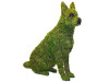 German Shepherd Mossed Frame Topiary Dog