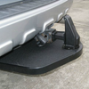 Stows neatly under the bumper when not in use