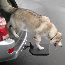 Twistep enables dogs to enter or exit the cargo area of SUv's easier