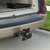 HitchSTEP™ PupSTEP® with steps stowed in the cargo area