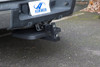 Twists to stow under the bumper when not in use