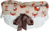 3-In-1 Reversible Foxy Snuggle Bug functions as a pet bed, a car seat or a shoulder tote.
