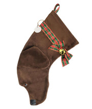 Chocolate Labrador Retriever Christmas Holiday Dog Stocking
