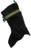 German Shepherd Christmas Holiday Stocking back is plain, but you can still see the realistic shape of the dog’s head.