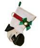 Pug Christmas Holiday Dog Stocking measures 15 inches long, allowing you to put lots of fun toys, treats, etc in it.