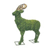 Mossed Deer Garden Topiary Sculptures are scaled to size with an authentic rack and realistic eyes.