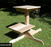 Outdoor/Indoor Cedar Cat Trees - 2 perch model