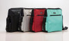 Black Crossbody Computer, Lunch, Dog Park Pet Travel Bag is also available in silver, red and robin egg blue
