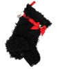 Black Mutt Curly Dog Christmas Holiday Dog Stocking arrives with a paper ID tag (not the one shown in this photo)