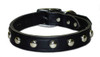 People Pleaser Custom Made Dog Collar is available in black studded leather