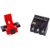 480/600V Breaker Lockout, 2 1/4 x 7/8 IN