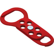 Powder Coated Double Ended Hasp - Red