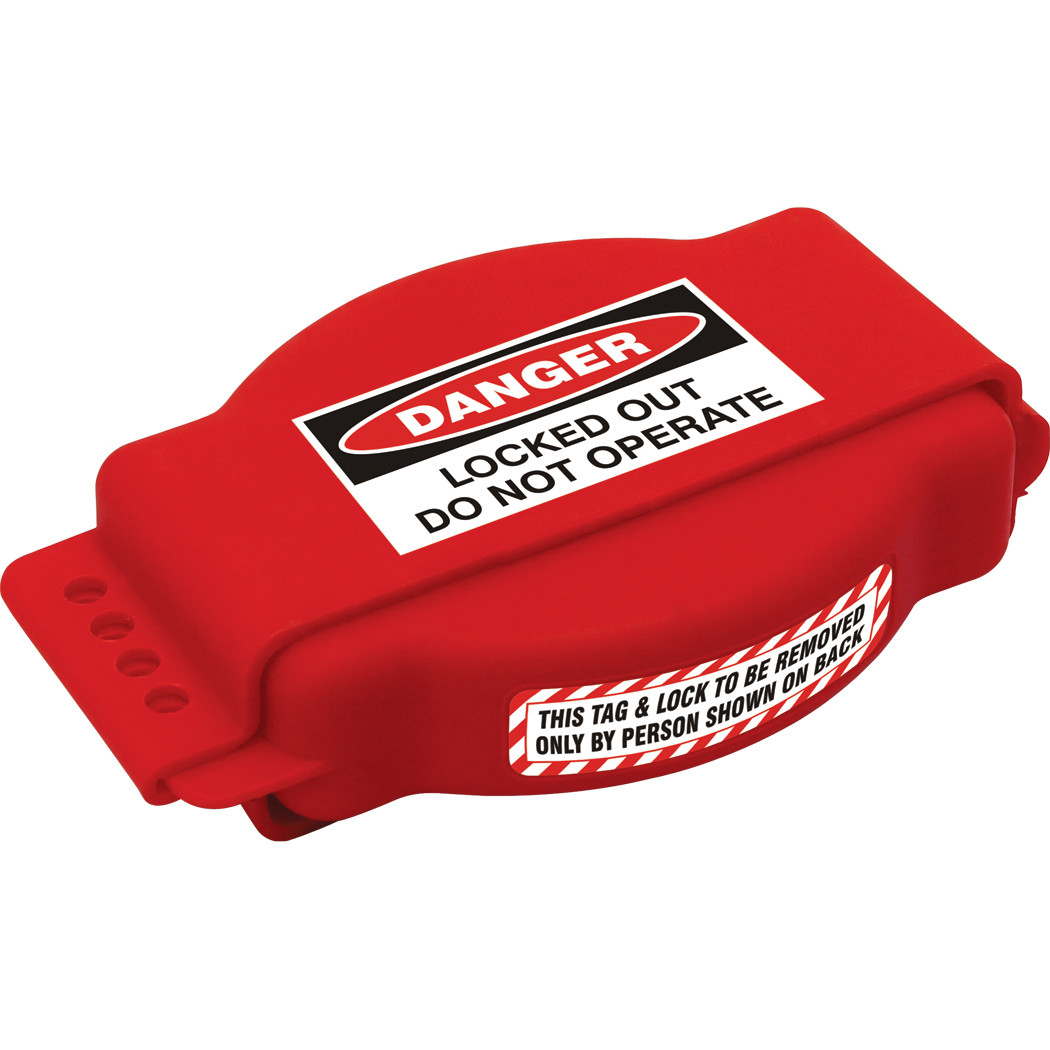 Gate Valve Lockout, fits wheels 6.5"10" Lockout Safety Supply