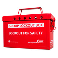 ZING Group Lockout Box (Red)