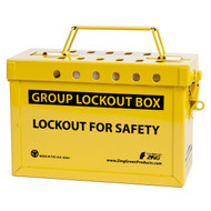 ZING Group Lockout Box (Yellow)