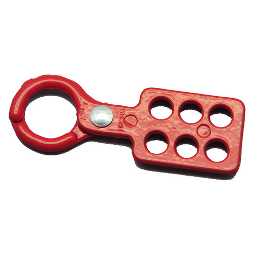 ZING Lockout Tagout Hasp, 1" Aluminum