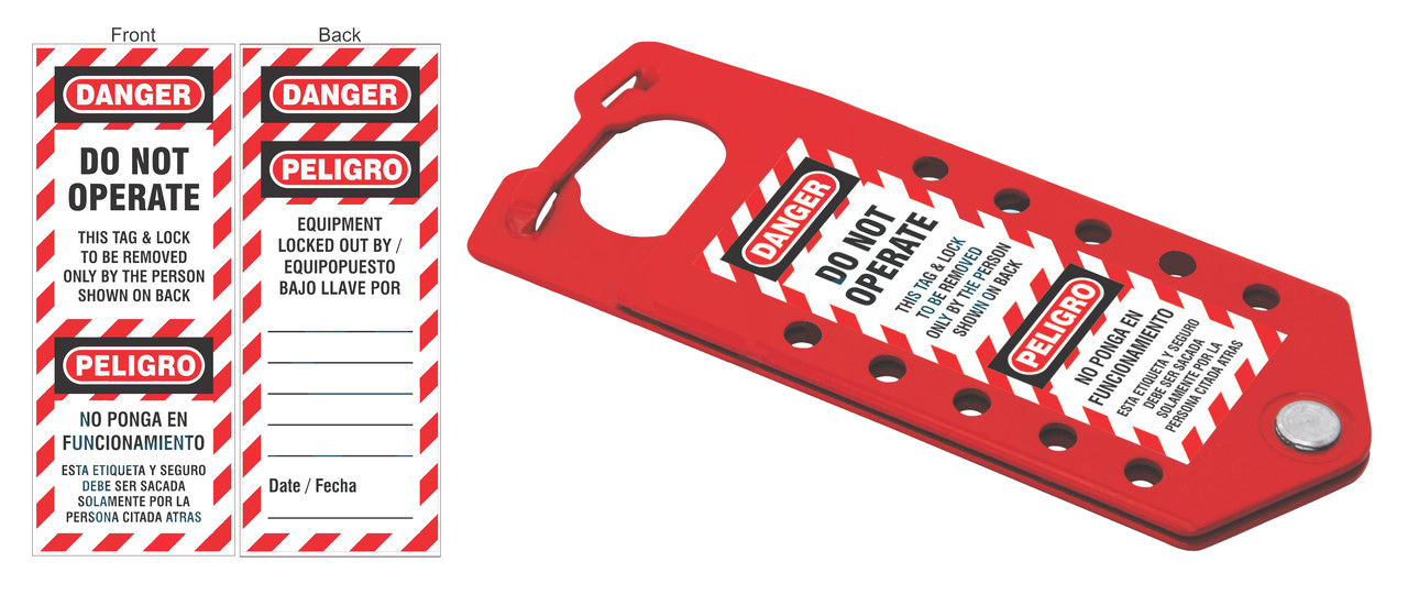 Hasp Tag Combo Device Lockout Safety Supply<script async src=