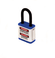 Lockout Padlock, 700 Series, 1.5" Shackle, Keyed Different, Blue