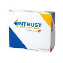 Fortis Entrust 1-Piece Drainable Ostomy Pouch with Std Wear Cut-to-Fit Barrier