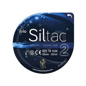 Siltac Trio Silicone Ostomy Seal, Size 2