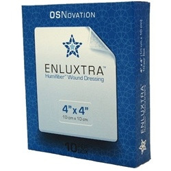 Osnovation Systems Enluxtra™ Humifiber™ Self-Adaptive Wound Dressing, 4''x 4''