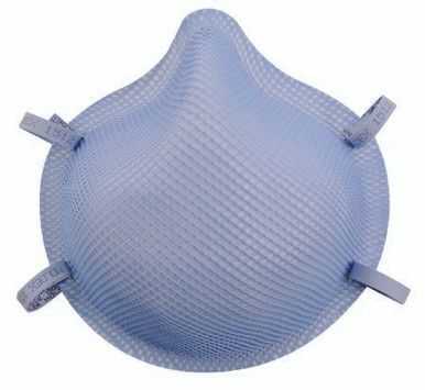 Particulate Respirator / Surgical Mask Moldex® Medical N95 Cup Elastic Strap Medium Blue NonSterile ASTM Level 3 Adult
