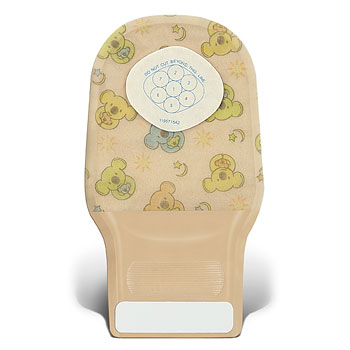 Convatec Little Ones One Piece Drainable Pouch With Cut To Fit Stomahesive Skin Barrier One Sided Comfort Panel And Tail Clip 5 16 To 2 Stoma Opening