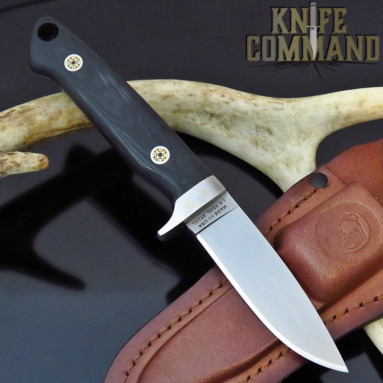 Knives of Alaska The Legacy Black G-10 Hunting Knife 00951FG